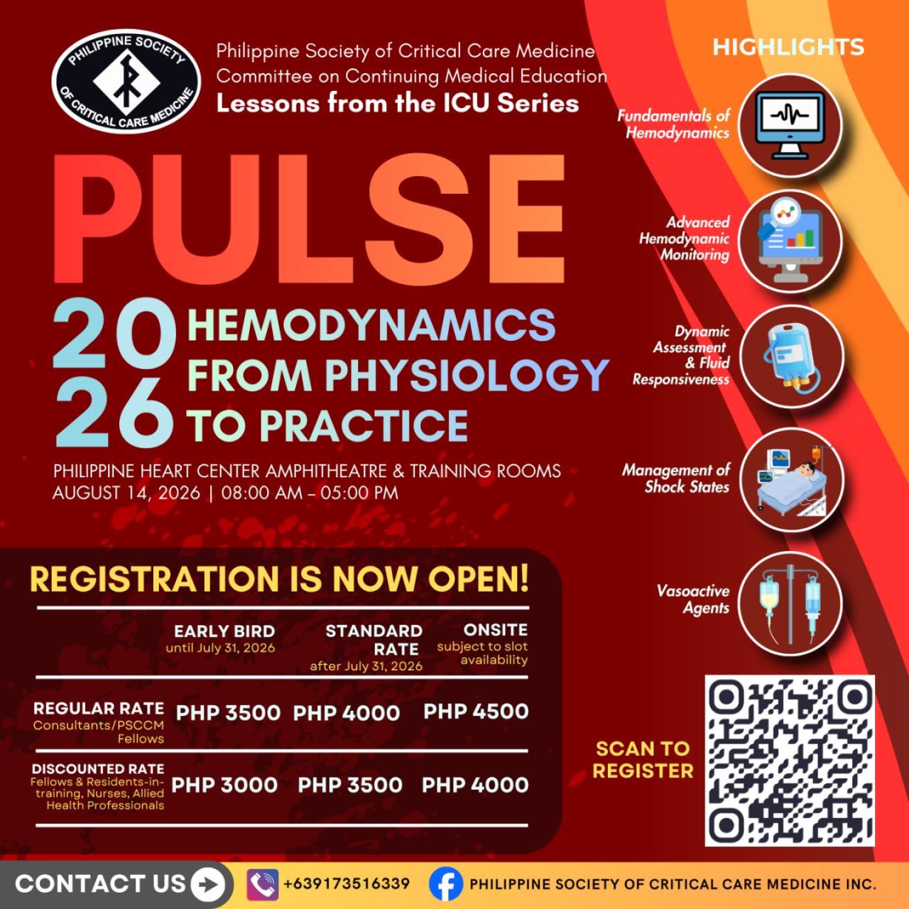 Pulse 2026: Hemodynamics from Physiology to Practice — PSCCM