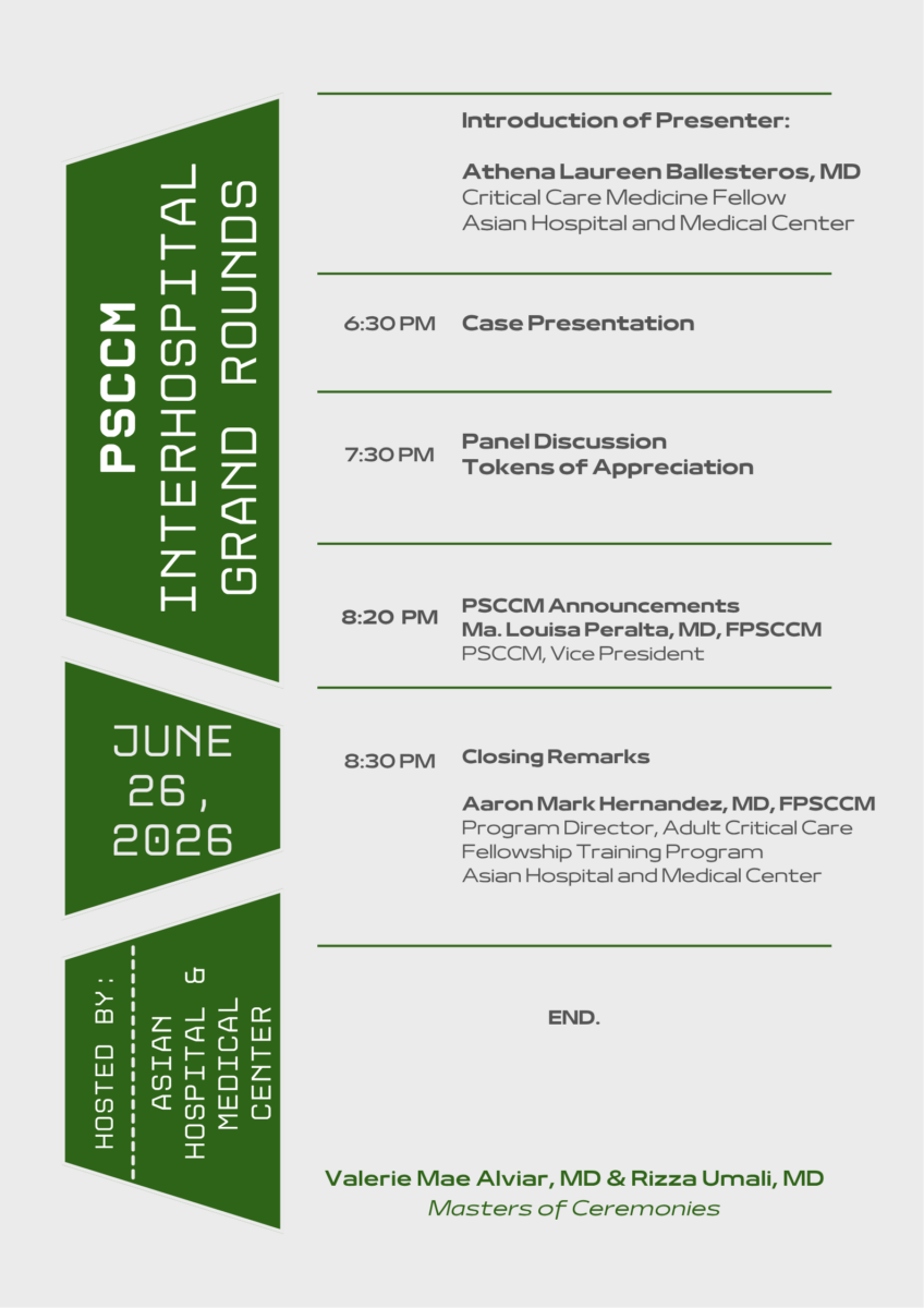 PSCCM Interhospital Ground Rounds