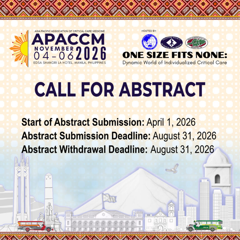 APACCM Call for Abstract
